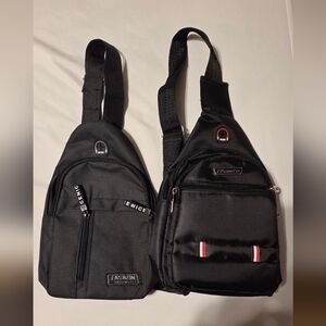 Black Sling Bag Set